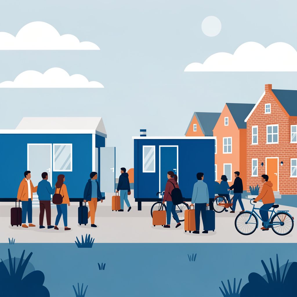 Netherlands Scrambles to House 1,200 Asylum Seekers as Festival Grounds Reclaim Space