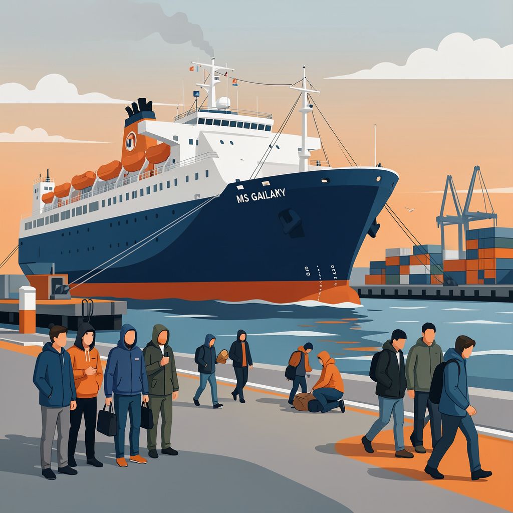 Amsterdam Cuts Bus Service for 1,500 Asylum Seekers on Isolated Ship